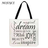 Reusable Shopping Bag Foldable Printing Totes Eco-Friendly Handbag
