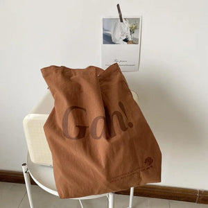 Canvas Shoulder Bag Large Capacity Ladies Tote Handbag