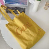 Canvas Shoulder Bag Large Capacity Ladies Tote Handbag