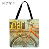 Reusable Shopping Bags Printing Grocery Bags Portable Foldable Women Shoulder Ba