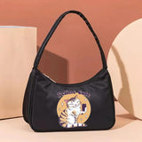 Anime Print Women Shoulder Bag Casual Tote Handbag Organizer Wallet Clutch