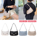 Women Butterfly Chain Shoulder Underarm Bags Casual Ladies Purse Handbags