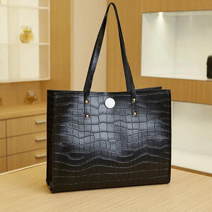 Fashion Crocodile Pattern Shoulder Bag for Women