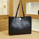 Fashion Crocodile Pattern Shoulder Bag for Women