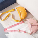 Crocodile Pattern PU Leather Chest Bag for Women