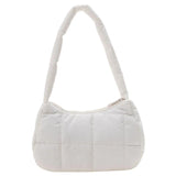 Quilted Ladies Handbag Check Cotton-Padded Warm Soft Bag