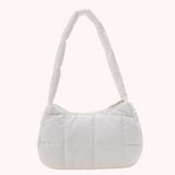 Quilted Ladies Handbag Check Cotton-Padded Warm Soft Bag
