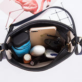Fashionable PU Leather Mini Bags Women Shoulder Bags Retro Crossbody Bag