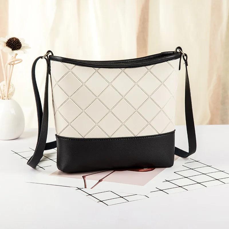 Fashionable PU Leather Mini Bags Women Shoulder Bags Retro Crossbody Bag