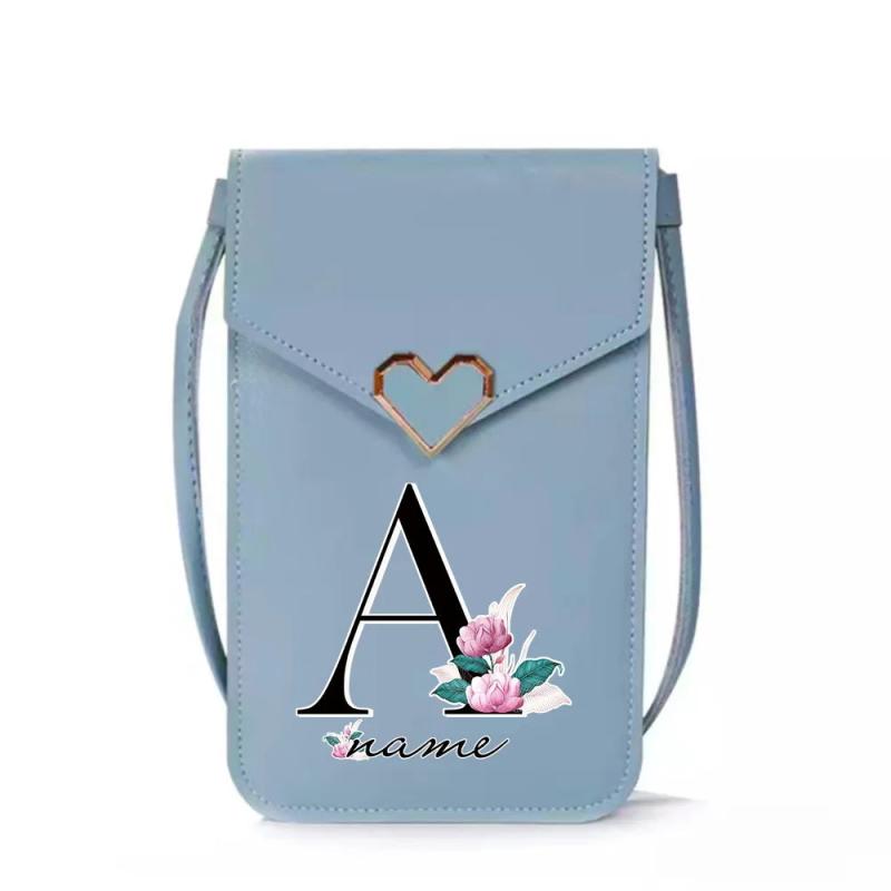 Women Shoulder Bag Touch Screen Cell Phone Purse Leather Crossbody Handba