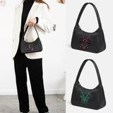Monster Print Shoulder Bag for Women Casual Female