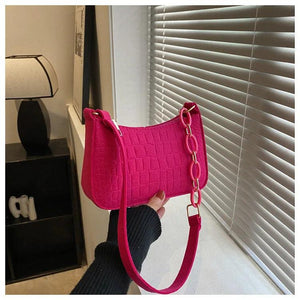 One Shoulder Bag Women's Subaxillary Bag Armpit Handbag