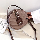 Western Style Leaf Pattern Women's Disc Bag Hard Cake Handbag