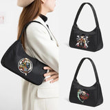 Samurai Print Chain Bag Shoulder Handbags Casual Clutch Party Purse