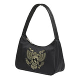 Skull Printing Shoulder Bag Women Casual Totes Chain Handbag