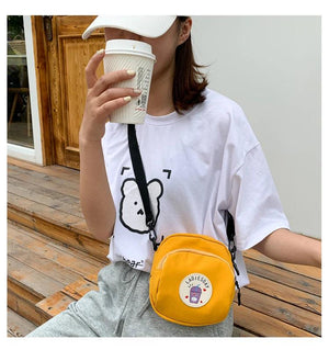 Canvas Shoulder Bags For Girls Casual Large Capacity Handbags