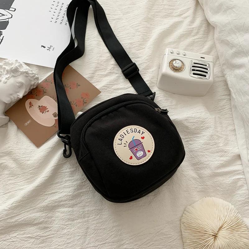 Canvas Shoulder Bags For Girls Casual Large Capacity Handbags