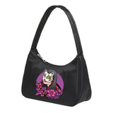 Harajuku Mask Print Shoulder Bag Womens Handbag Tote Shopping Bag