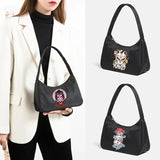 Harajuku Mask Print Shoulder Bag Womens Handbag Tote Shopping Bag