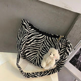 Large Capacity Women Canvas Shoulder Bag Tote Handbag