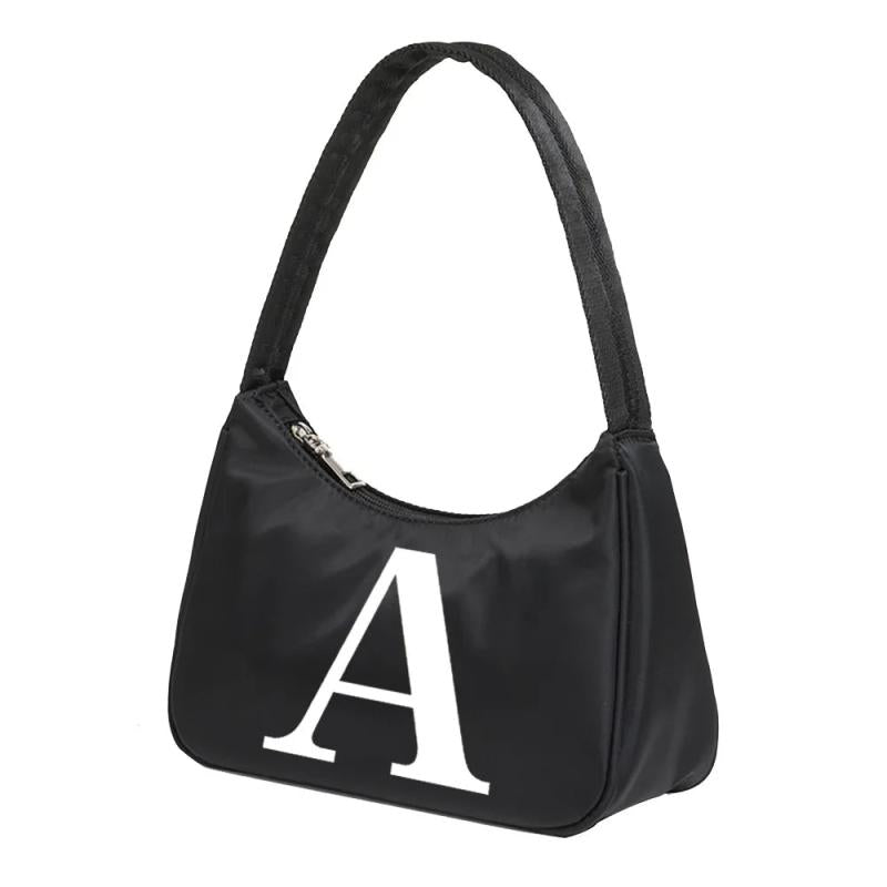 Underarm Shoulder Bags Letter Print Shopper Bag for Women Female Handbags