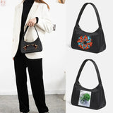 Colorful Pattern Printing Crossbody Bag for Women Underarm Shoulder Purse