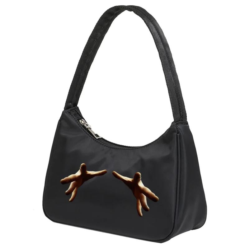 Colorful Pattern Printing Crossbody Bag for Women Underarm Shoulder Purse