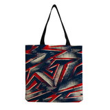 Geometric Print Foldable Shoulder Bag for Women