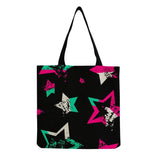 Geometric Print Foldable Shoulder Bag for Women