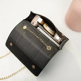 Women's Chain Crossbody Bag Rhomboid Design