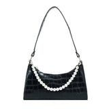 Crocodile Pattern Women's Bag PU Leather Shoulder Bag