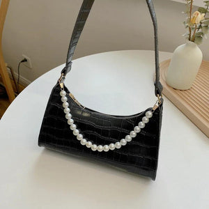 Crocodile Pattern Women's Bag PU Leather Shoulder Bag