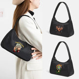 Women Finger Pattern Shoulder Bag Casual Handbag Purse Tote Sundries Bag
