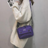 Canvas Crossbody Bag Women Casual Shoulder Messenger Bag