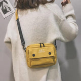 Canvas Crossbody Bag Women Casual Shoulder Messenger Bag