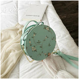 Sweet Lace Round Handbags Women Crossbody