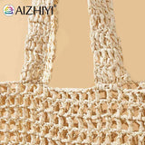 Summer Weaving Underarm Bag for Beach Vacation