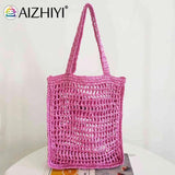 Summer Weaving Underarm Bag for Beach Vacation