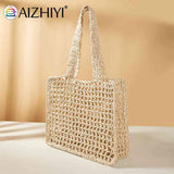 Summer Weaving Underarm Bag for Beach Vacation