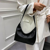 Solid Small Messenger Bag for Women Casual Nylon Shoulder Bags