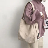 Women Corduroy Shoulder Bags Soft Handbags Tote Bags Girls Students Large