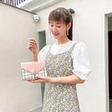 Plaid Fringed Handbags One-Shoulder Small Square Bags For Women