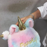 Ugly Cartoon Unicorn Plush Mini Messenger Shoulder Bag