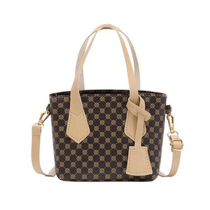 Women Printed Handbag Retro Shoulder Bag Mini Side Purse Crossbody Messenger Bag