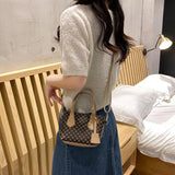 Women Printed Handbag Retro Shoulder Bag Mini Side Purse Crossbody Messenger Bag