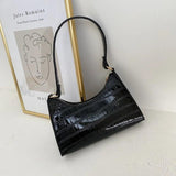 Retro Casual Women Tote Shoulder Bag Leather Chain Handbag