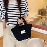 Women Canvas Shoulder Bag Large Capacity Tote Bag