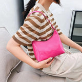 Vintage PU Leather Shoulder Bag Small Hobos Handbags