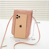 Women Small Crossbody Bag Mini Leather Shoulder Messenger Clutch Handbag
