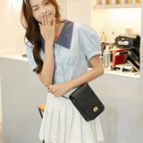Women Small Crossbody Bag Mini Leather Shoulder Messenger Clutch Handbag